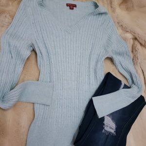 Baby blue sweater